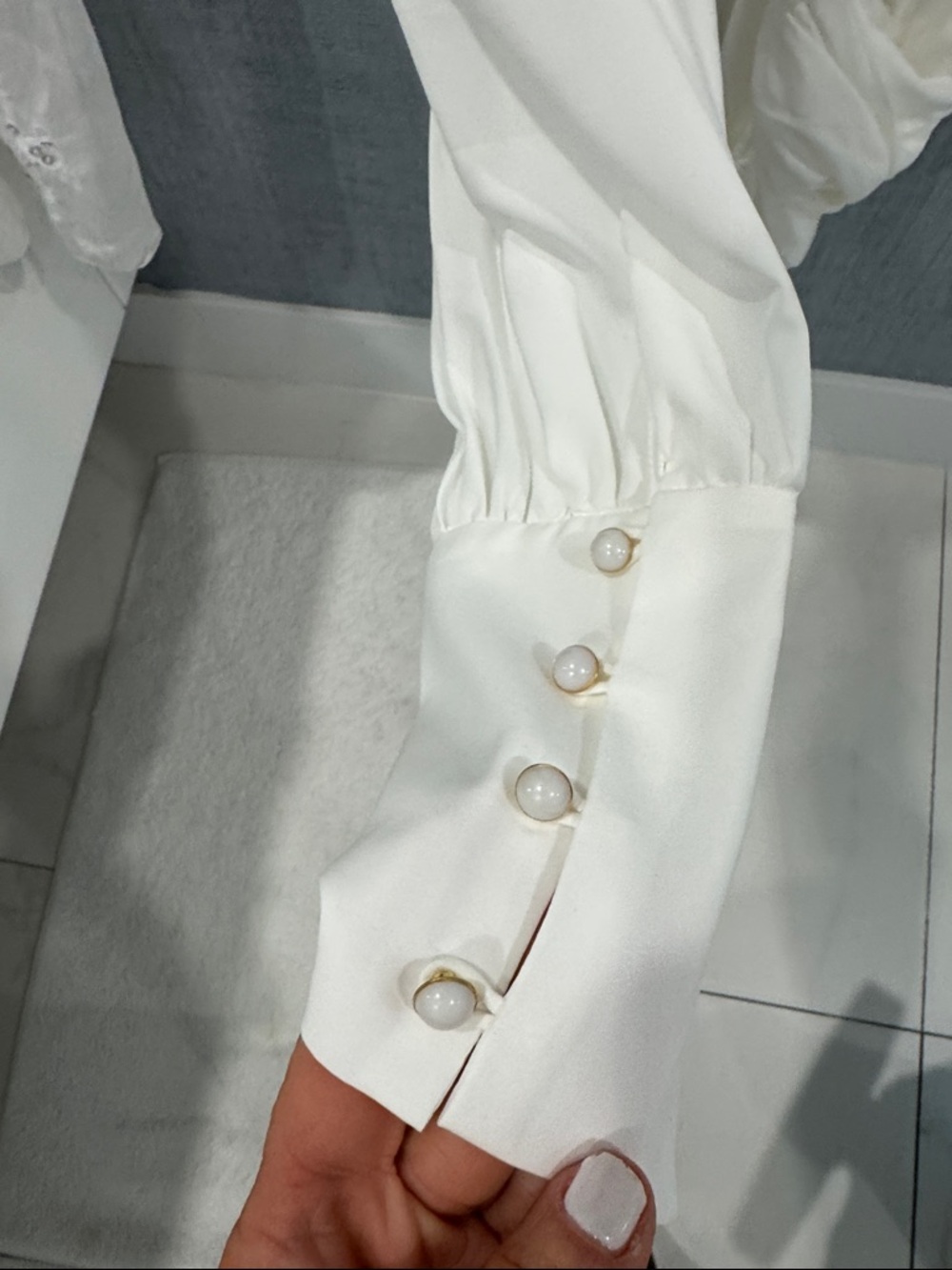 Kim Shui Jeannie mini dress white xs - Picture 6 of 7